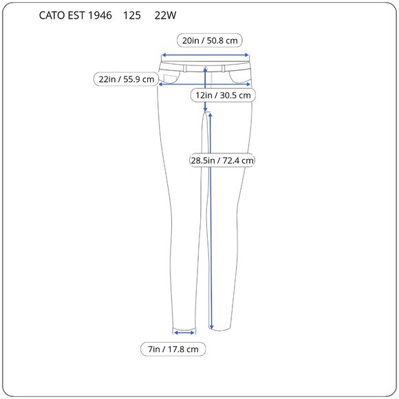 Cato Est 1946 Womens 22W Plus Size Jeans Medium Wash Distressed Straight SL63E - Picture 2 of 9